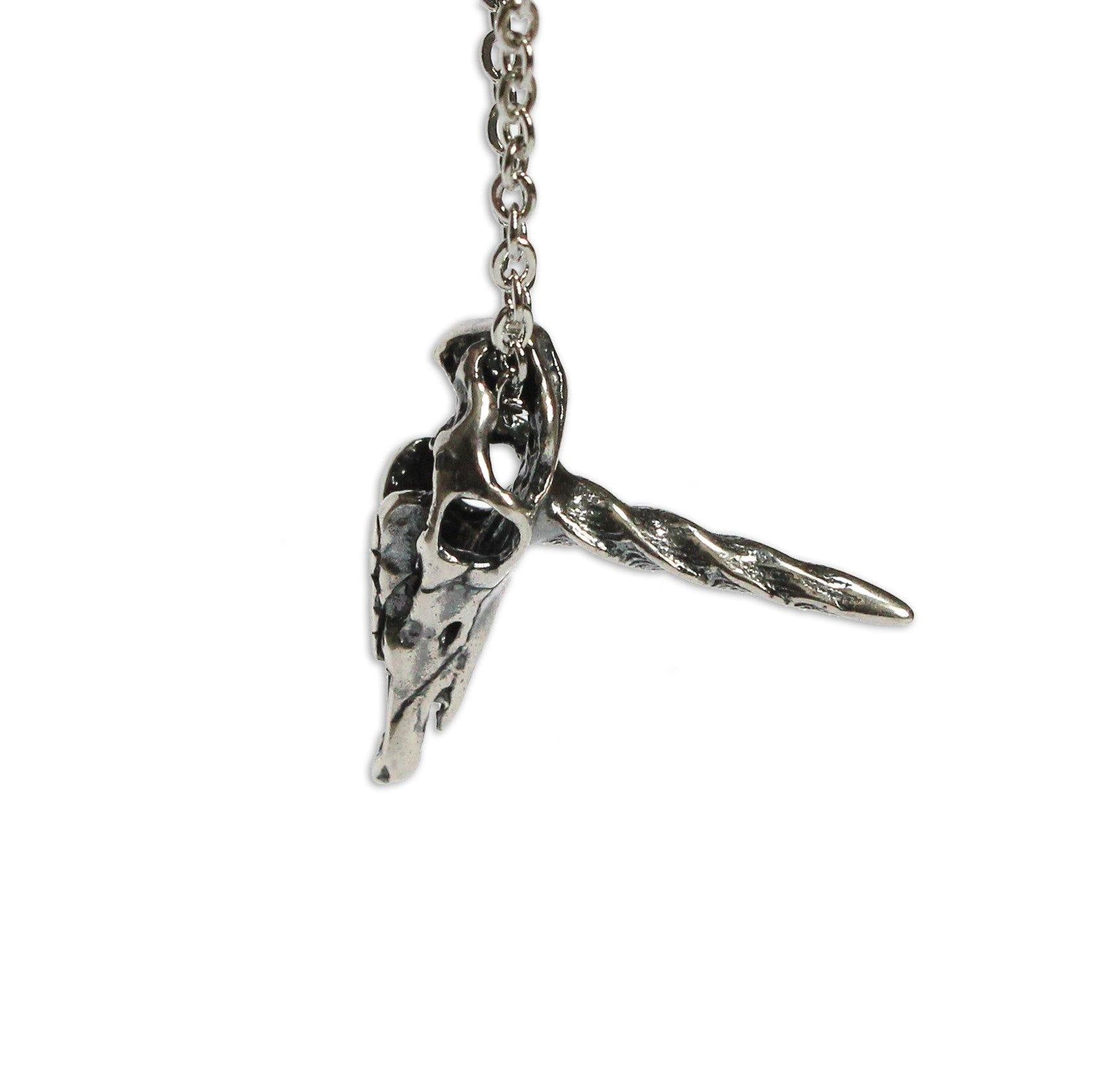Unicorn skull necklace discount