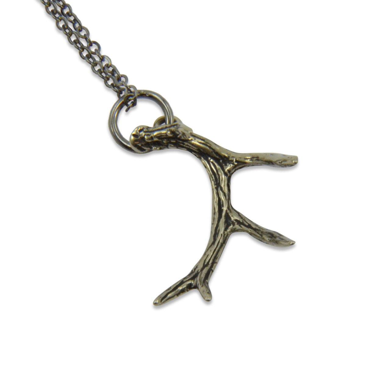 Deer hot sale antler necklaces