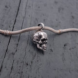 Human Skull Cremation Ash Urn Bracelet Charm - Moon Raven Designs