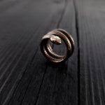 Colubrid Snake Wrap Ring - Moon Raven Designs 