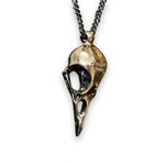 Crow Skull Pendant Necklace - Moon Raven Designs