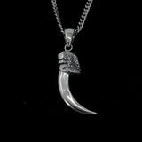 3D Life-Size Sterling Silver Kestrel Falcon Talon Pendant Handcrafted Sparrowhawk Claw Necklace Unique Gift for Raptor Lovers