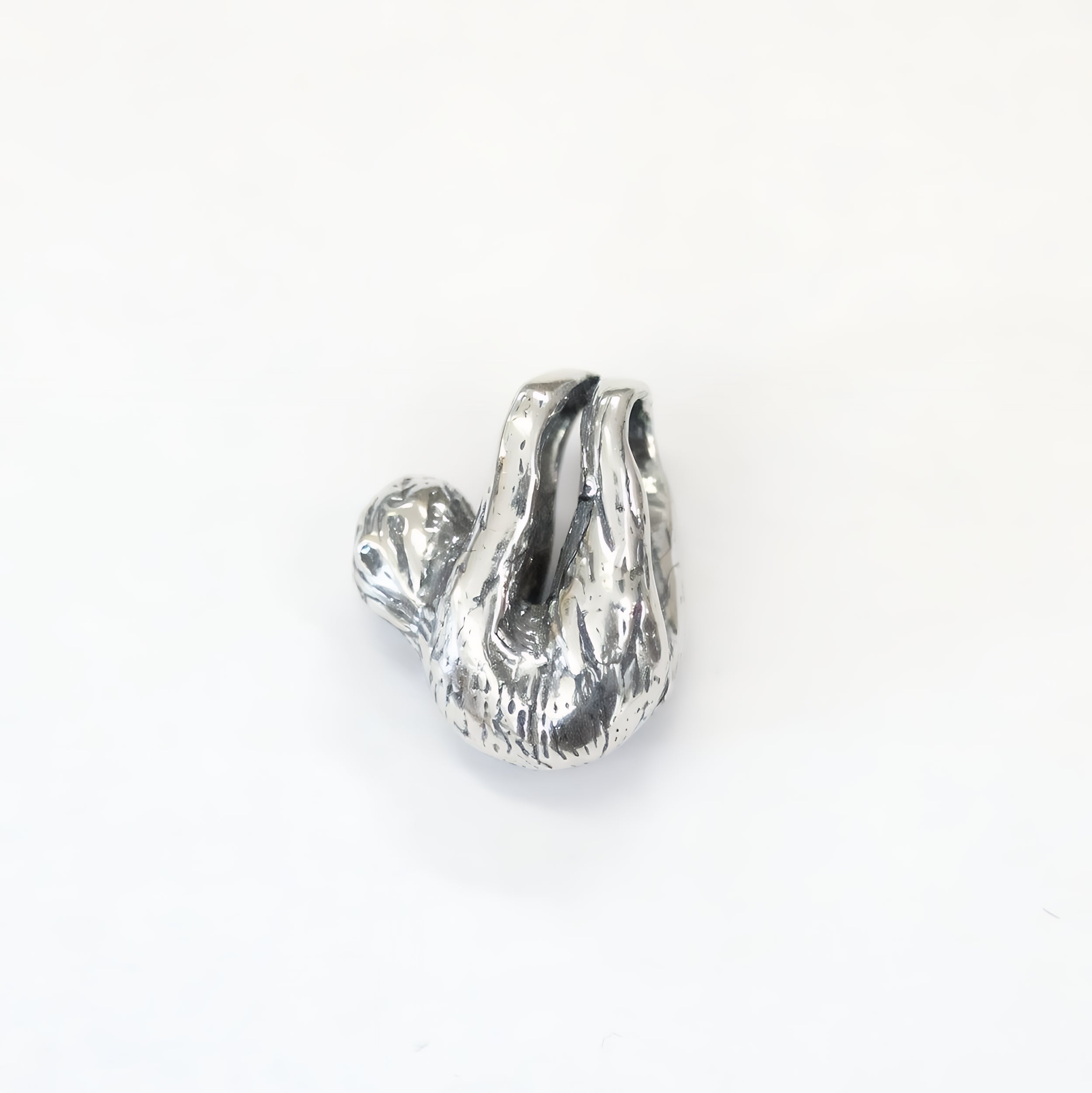 Baby Sloth Charm in Sterling SIlver - Moon Raven Designs