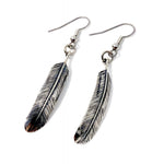 3D Feather Earrings - Moon Raven Designs
