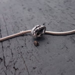Human Skull Cremation Ash Urn Bracelet Charm - Moon Raven Designs