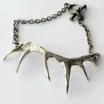 Antler Bracelet in Solid White Bronze - Moon Raven Designs