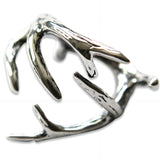 Deer Antler Adjustable Ring - Moon Raven Designs