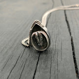 Barefoot Horse Hoof Cremation Ash Urn Pendant Necklace - Bronze and Stainless Steel - Custom Engraved Personalised Equine Bereavement Gift