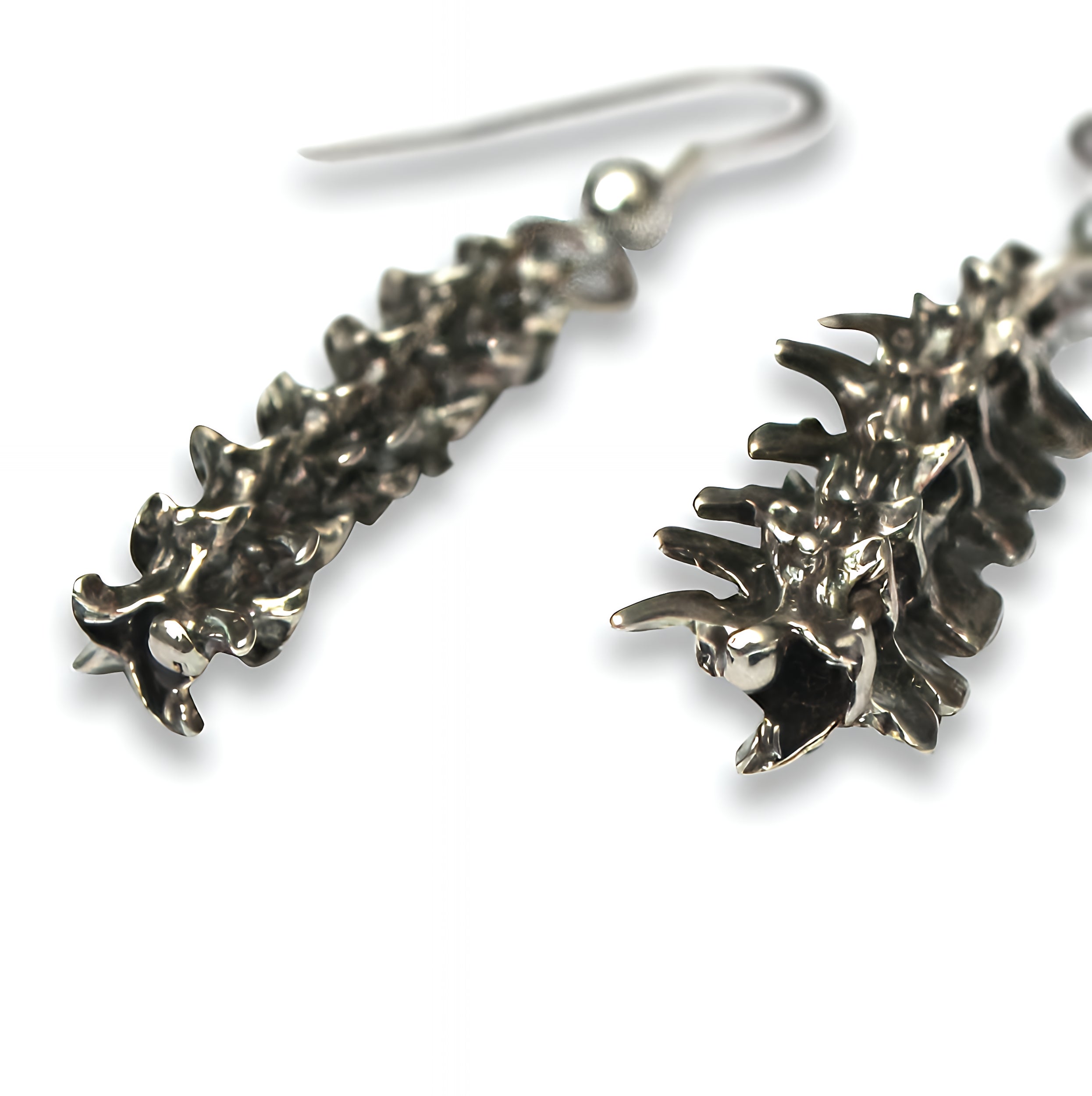 Snake Vertebrae Earrings - Moon Raven Designs