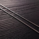 Sterling Silver Replacement Chain 2.3mm Diameter 925 Solid Sterling Necklace Chain Oxidized - Various Lengths Available