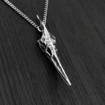 Pterodactyl Skull in Solid Sterling Silver Pterosaur - Rare and Unique Dinosaur Jewelry Pternodon