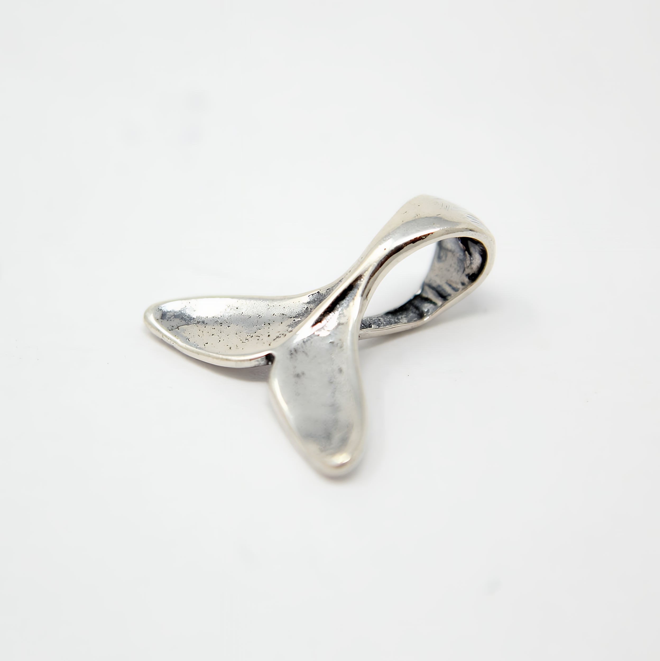 Whale Tail - 925 Sterling Silver European Style Charm Bead - Fits most Major Brands