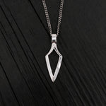 Sterling Silver 3D Pierced Broadhead Pendant | Unique Bow-Hunting Gift | Handmade Hunter Jewelry - Unisex Gift