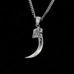 3D Life-Size Sterling Silver Kestrel Falcon Talon Pendant Handcrafted Sparrowhawk Claw Necklace Unique Gift for Raptor Lovers