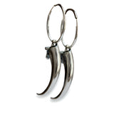 Eagle Talon Hoop Earrings - Moon Raven Designs