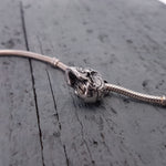 Human Skull Cremation Ash Urn Bracelet Charm - Moon Raven Designs