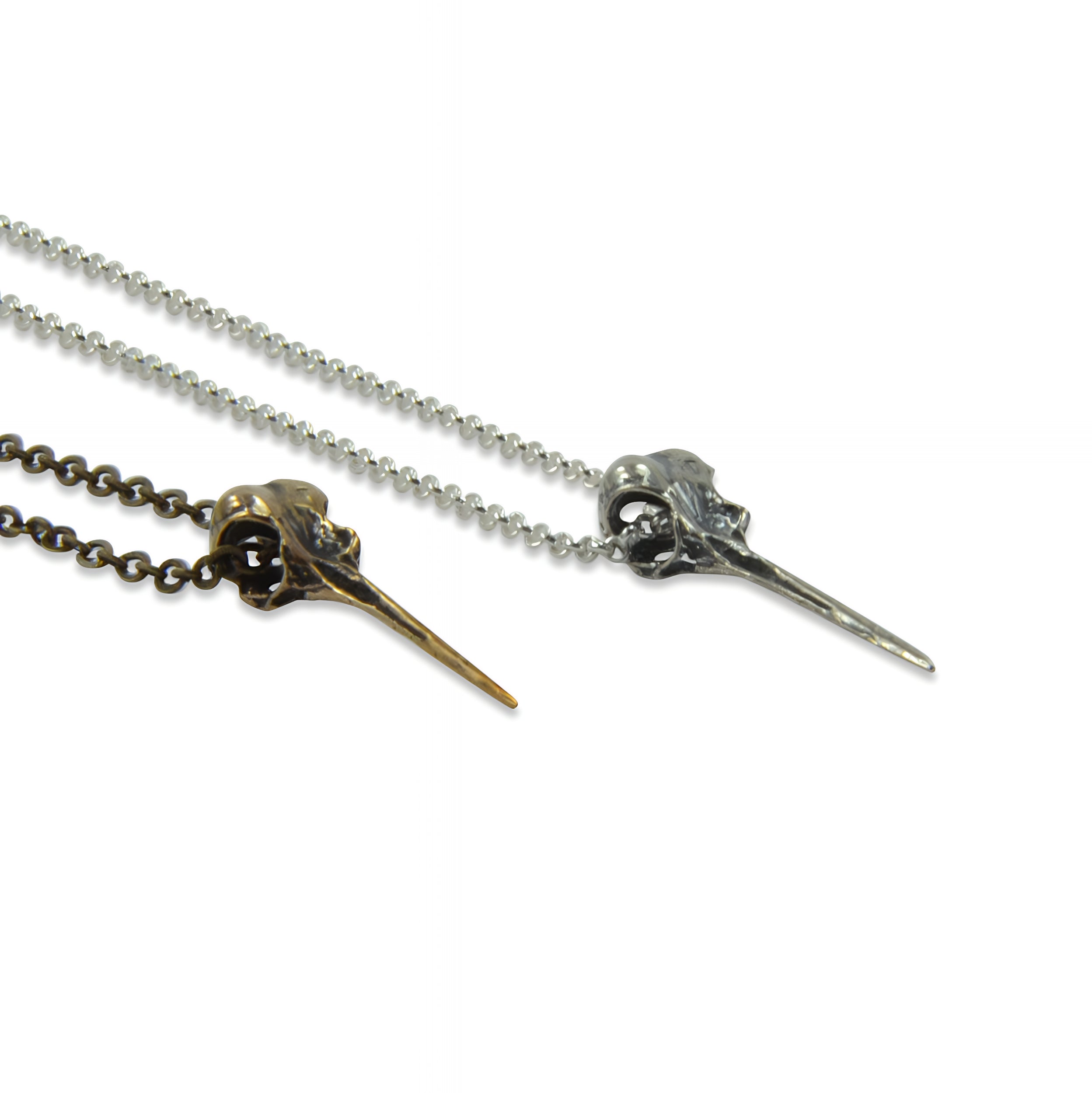 Hummingbird Skull Necklace - Moon Raven Designs