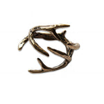 Deer Antler Adjustable Ring - Moon Raven Designs