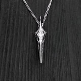 Pterodactyl Skull in Solid Sterling Silver Pterosaur - Rare and Unique Dinosaur Jewelry Pternodon