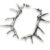 Elk Antler Earrings - Moon Raven Designs