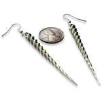 Silver Unicorn Horn Earrings - Moon Raven Designs