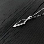 Sterling Silver 3D Pierced Broadhead Pendant | Unique Bow-Hunting Gift | Handmade Hunter Jewelry - Unisex Gift