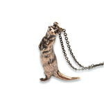 Standing Otter Pendant Necklace - Moon Raven Designs