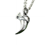 Domestic House Cat Claw Charm Necklace Solid Sterling Silver Pet Kitty Claw - Moon Raven Designs
