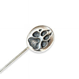 Sterling Silver Wolf Track Ascot Stickpin - Moon Raven Designs