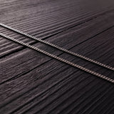 Sterling Silver Replacement Chain 2.3mm Diameter 925 Solid Sterling Necklace Chain Oxidized - Various Lengths Available