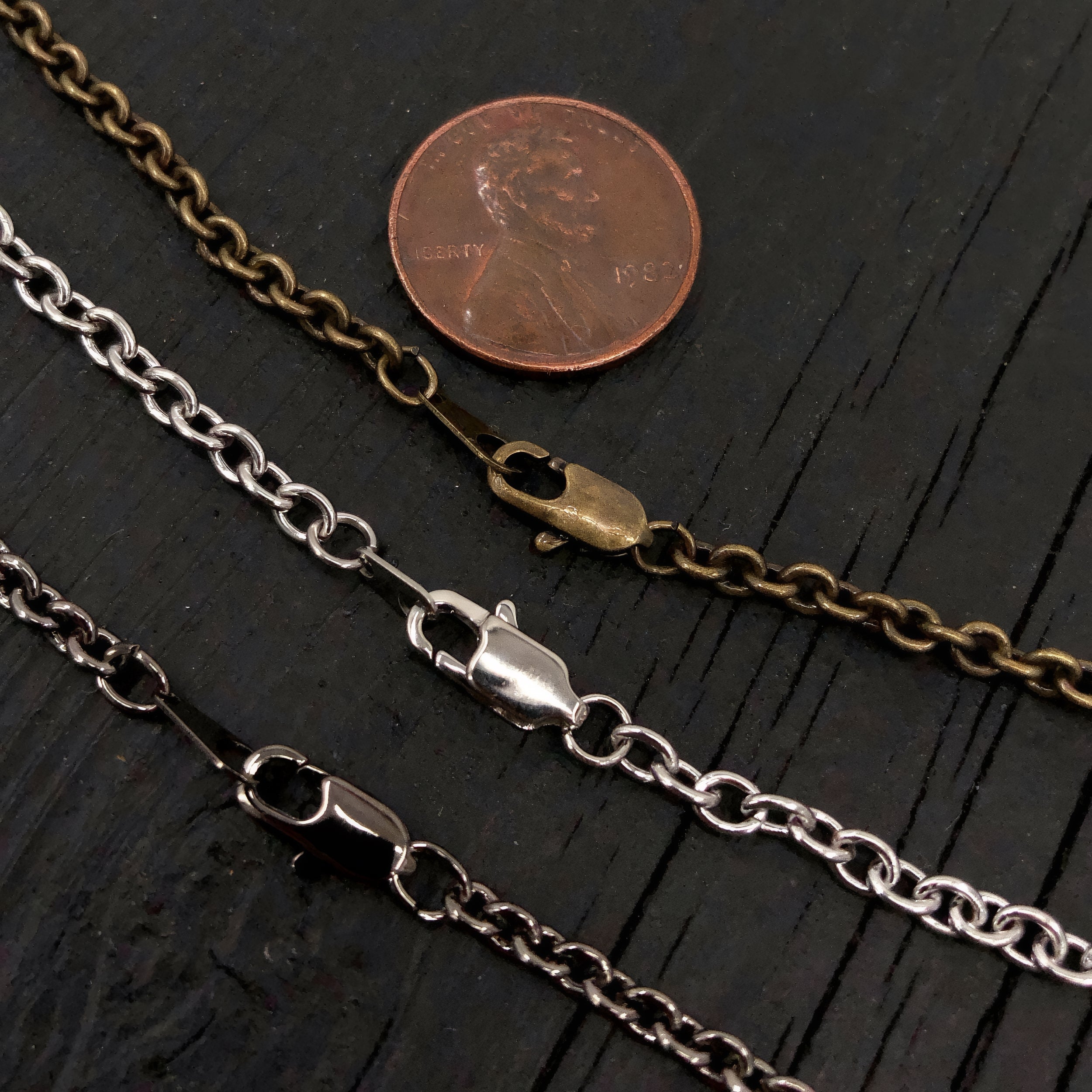 Replacement Chain 3mm Diameter Custom Length Chain