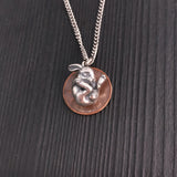 Sterling Silver Rabbit Necklace Easter Bunny Rabbit Pendant