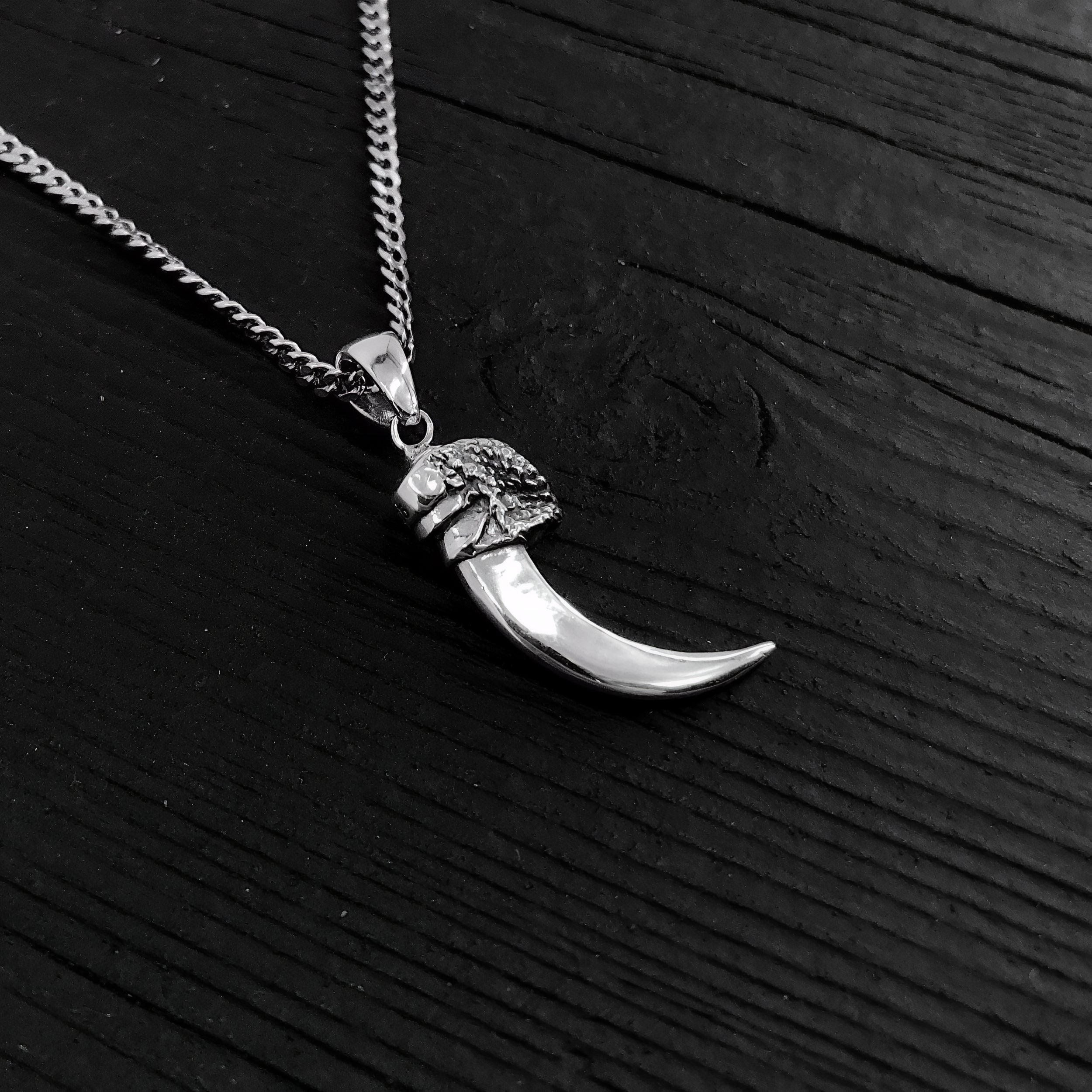 3D Life-Size Sterling Silver Kestrel Falcon Talon Pendant Handcrafted Sparrowhawk Claw Necklace Unique Gift for Raptor Lovers