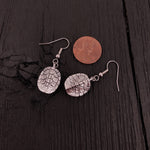 Penny by elegant silver earrings | Moon Raven
