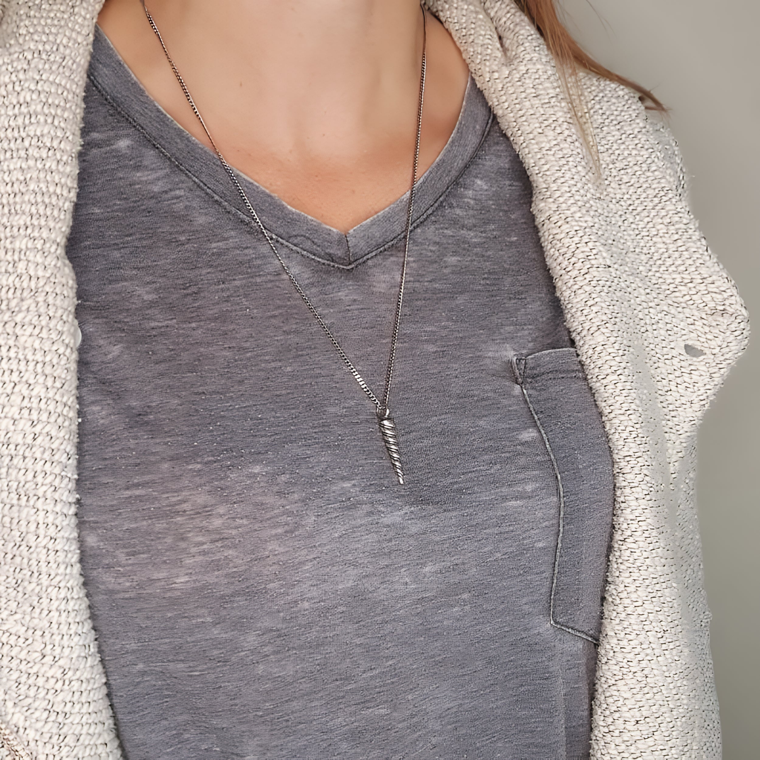 Unicorn Horn Cremation Ash Urn Charm Pendant Necklace Solid Sterling Silver - Moon Raven Designs