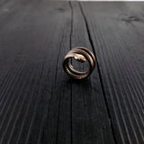 Colubrid Snake Wrap Ring - Moon Raven Designs 
