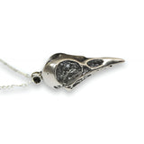 Crow Skull Pendant Necklace - Moon Raven Designs