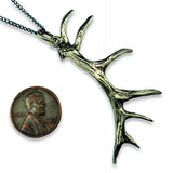 Elk Antler Necklace - Moon Raven Designs