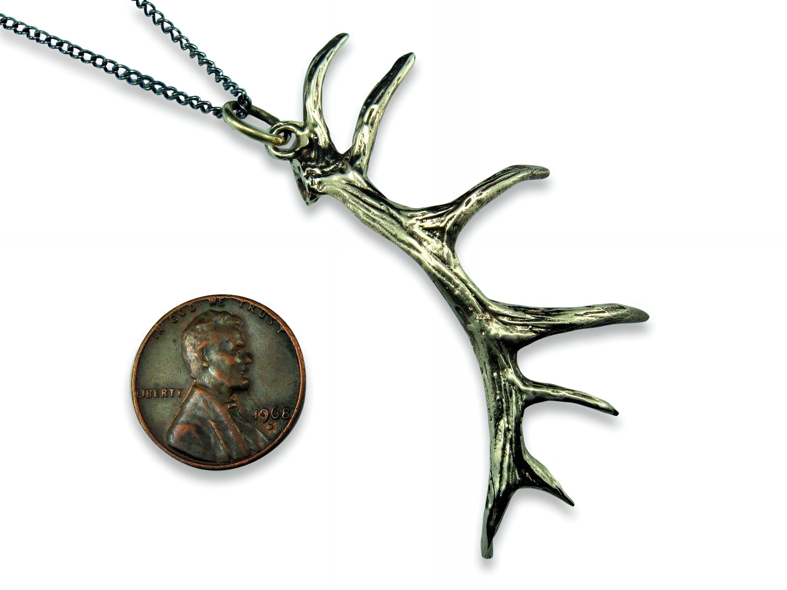 Elk Antler Necklace - Moon Raven Designs