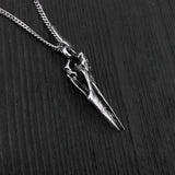Pterodactyl Skull in Solid Sterling Silver Pterosaur - Rare and Unique Dinosaur Jewelry Pternodon