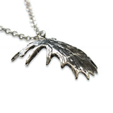Shed Moose Antler Necklace - Moon Raven Designs