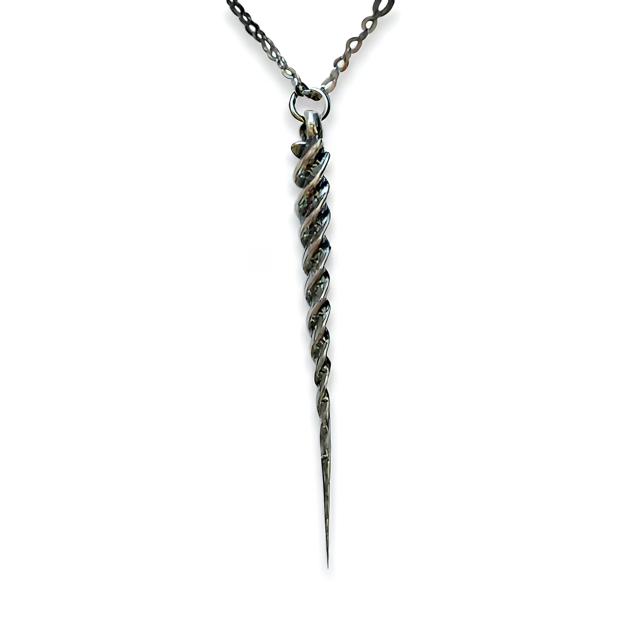 Unicorn Horn Pendant Necklace - Moon Raven Designs