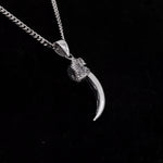 3D Life-Size Sterling Silver Kestrel Falcon Talon Pendant Handcrafted Sparrowhawk Claw Necklace Unique Gift for Raptor Lovers
