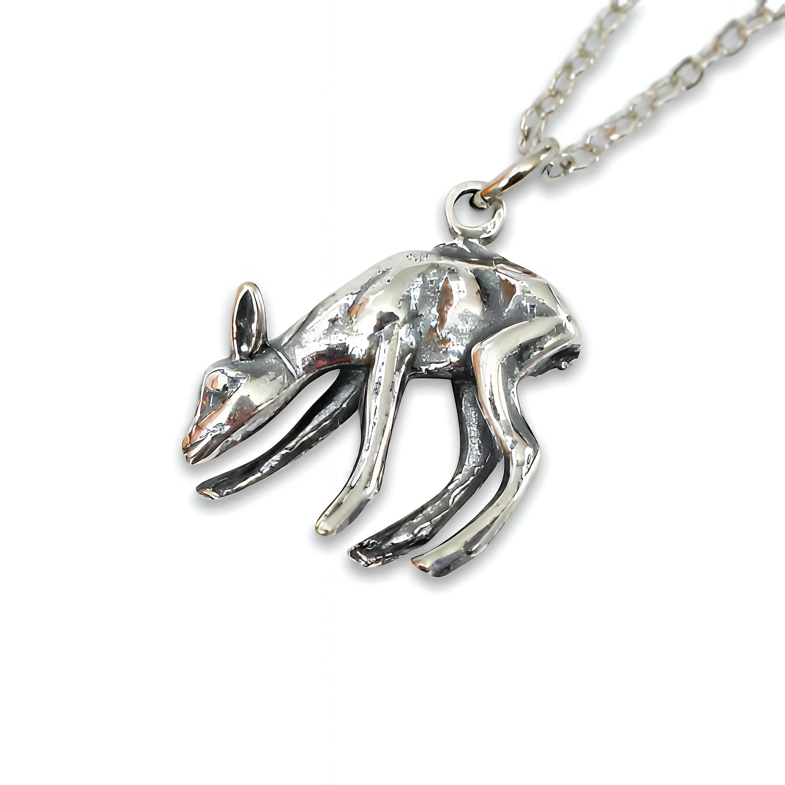 Deer Fawn Pendant Necklace - Moon Raven Designs