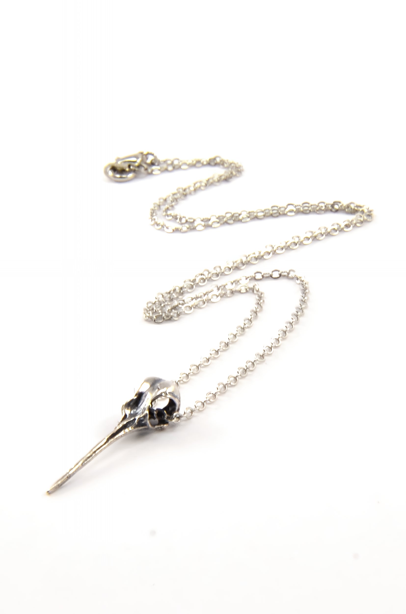 Hummingbird Skull Necklace - Moon Raven Designs