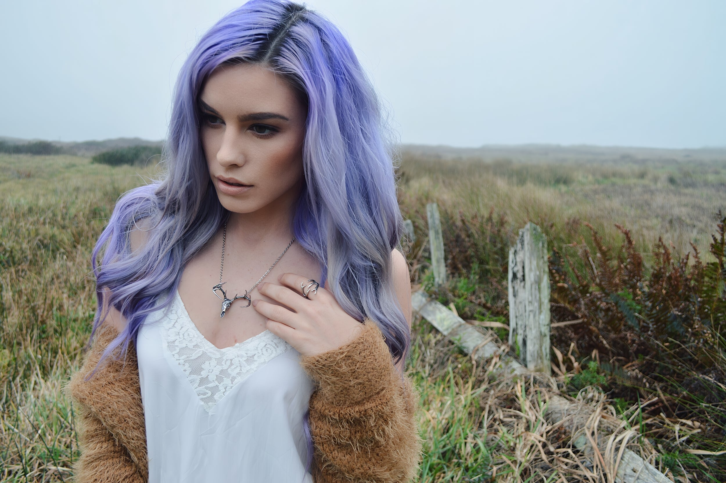 Deer Antler Adjustable Ring - Moon Raven Designs