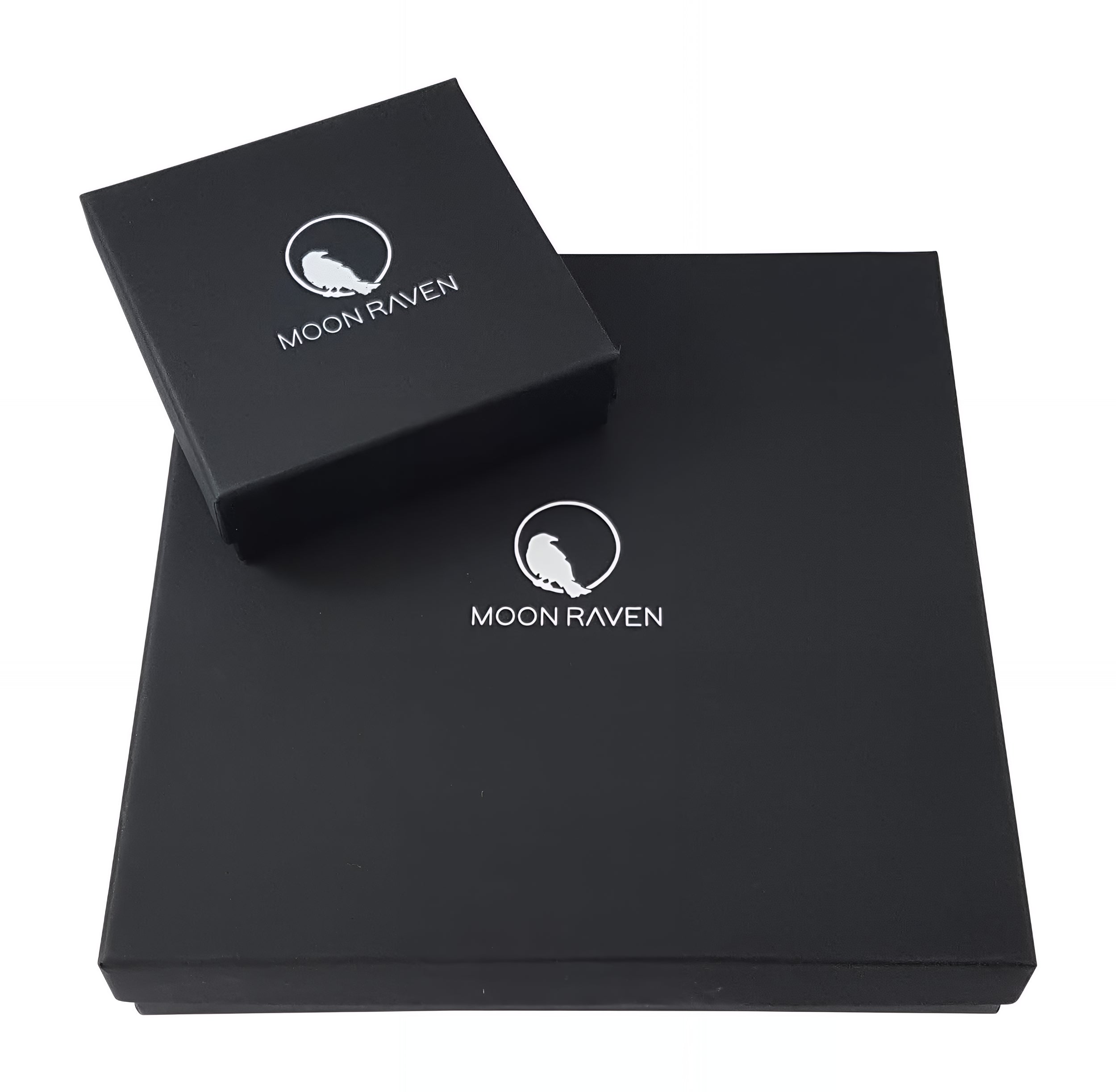 Elegant Moon Raven jewelry box, dark mystical design | Moon Raven