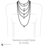 Small Guillotine Charm Pendant Necklace - Solid Hand Cast Bronze - Polished Oxidized Finish - Three Dimensional Detail