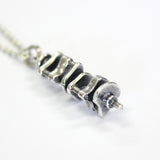 Crankshaft Necklace in Sterling Silver