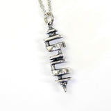 Crankshaft Necklace in Sterling Silver